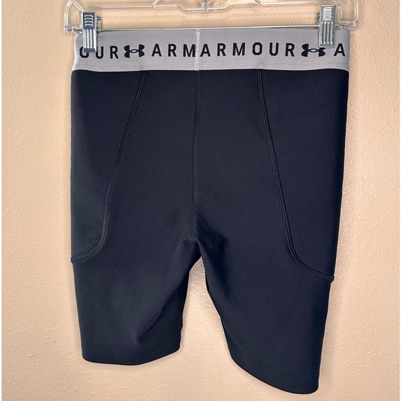 Under Armour Men’s Baseball Sliding Shorts Size Small Black Gray - Picture 3 of 5